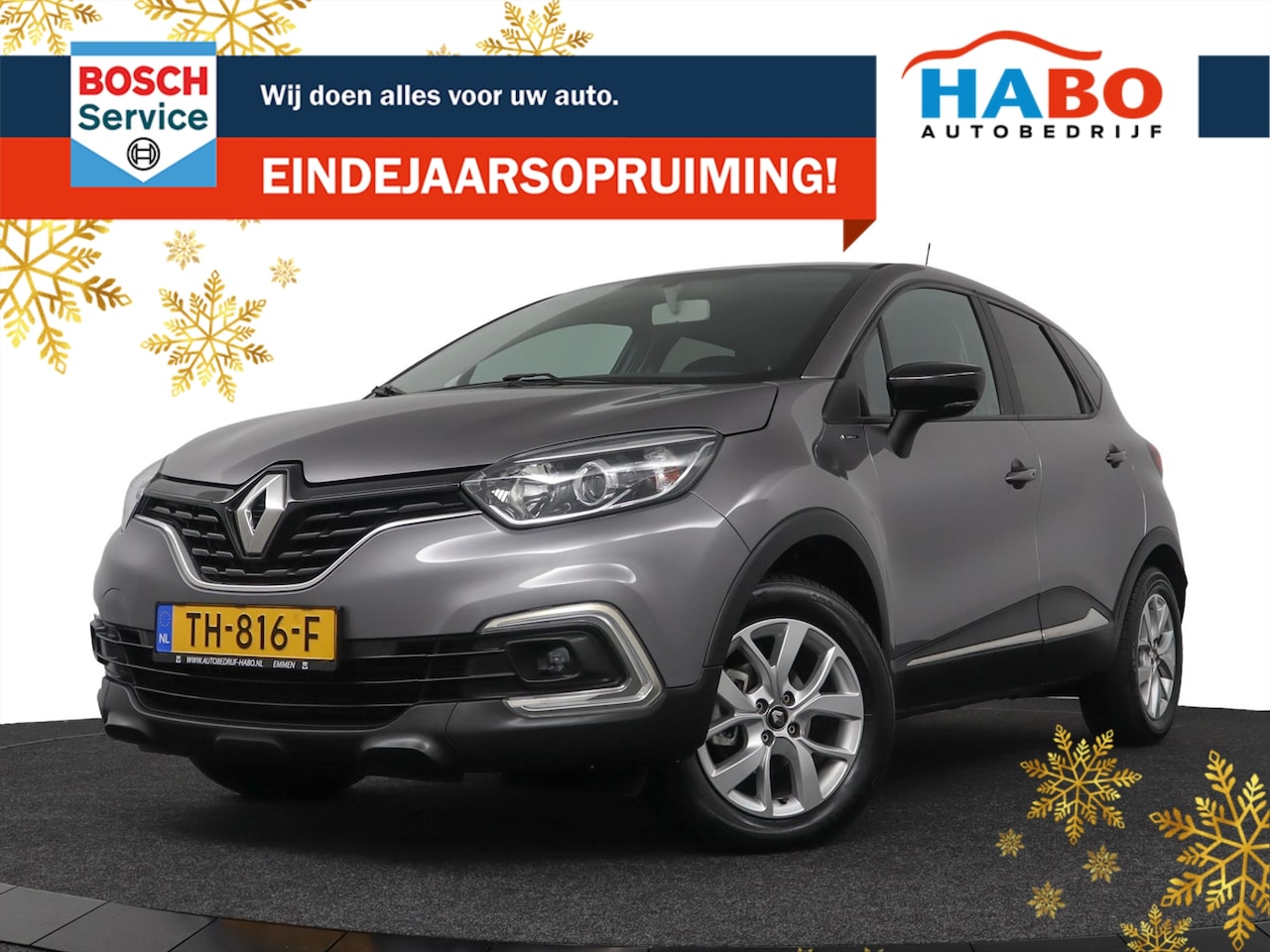 Renault Captur - 0.9 TCE LIMITED AC/CRUISE/NAV/CAMERA/KEYLESS.ENTRY/TREKHAAK/68.000KM!! - AutoWereld.nl