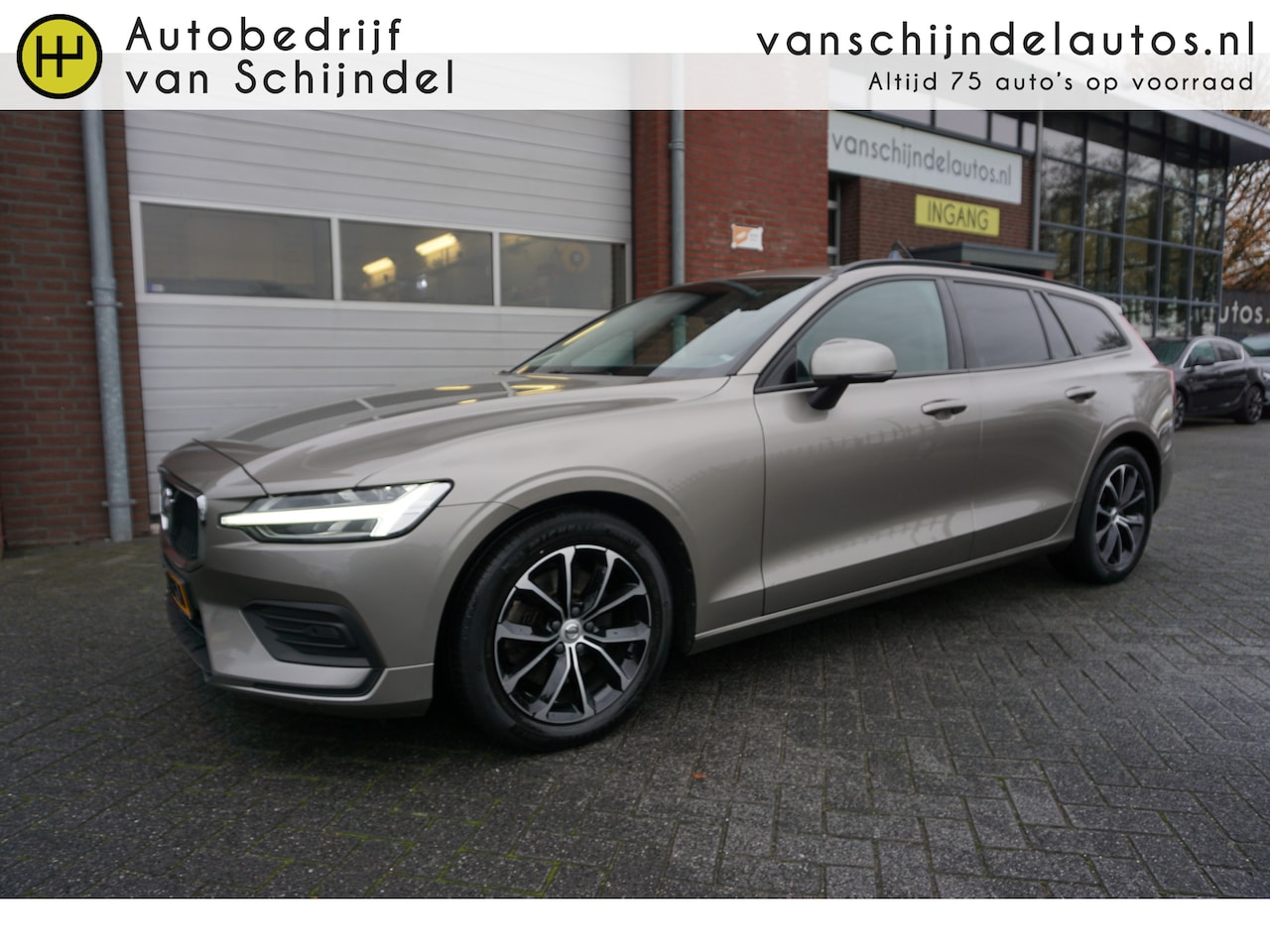 Volvo V60 - 2.0 B3 164PK MOMENTUM ADVANTAGE NOV 2021 ORIGINEEL NEDERLANDS FULL LED CAMERA NAVI ANDROID - AutoWereld.nl