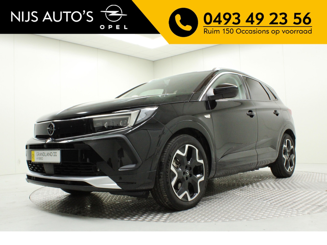 Opel Grandland - 1.6 Turbo Plug-In Hybrid Ultimate | Blind Spot / Camera 360° / Navi / Alcantara - AutoWereld.nl