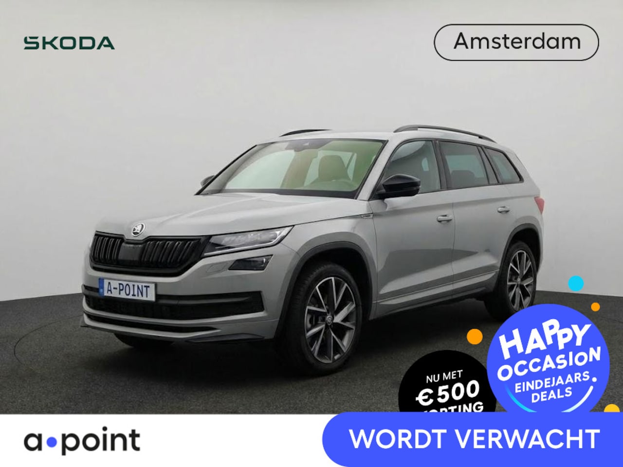 Skoda Kodiaq - 1.5 TSI Sportline Business 150pk Automaat | Trekhaak | Parkeercamera | Adaptieve cruise co - AutoWereld.nl