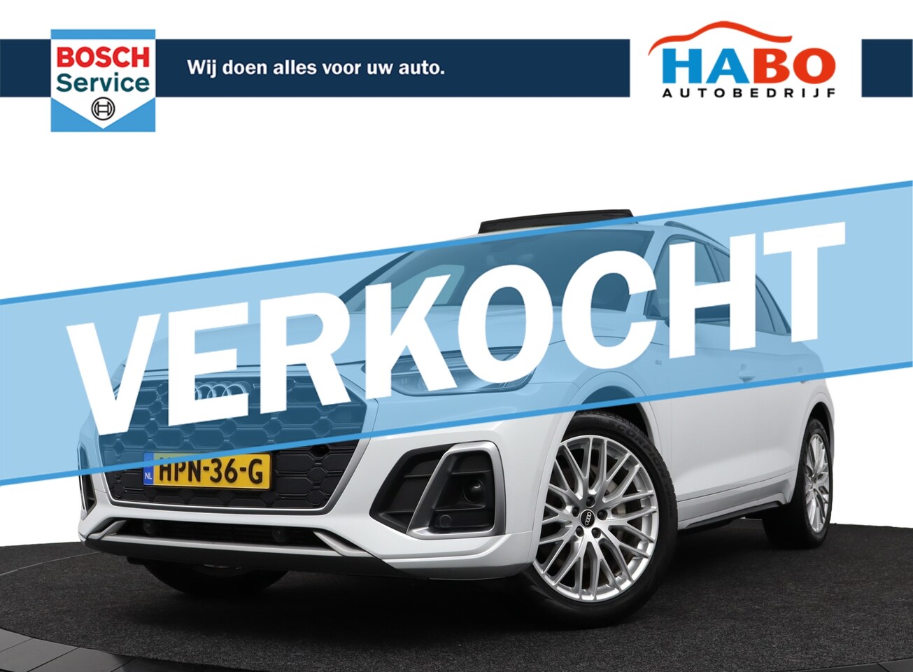 Audi Q5 - 55 TFSI E QUATTRO COMPETITION S-LINE S-TRONIC ECC/CRUISE/NAV/CAMERA/SCHUIF.DAK/LEDER/STOEL - AutoWereld.nl