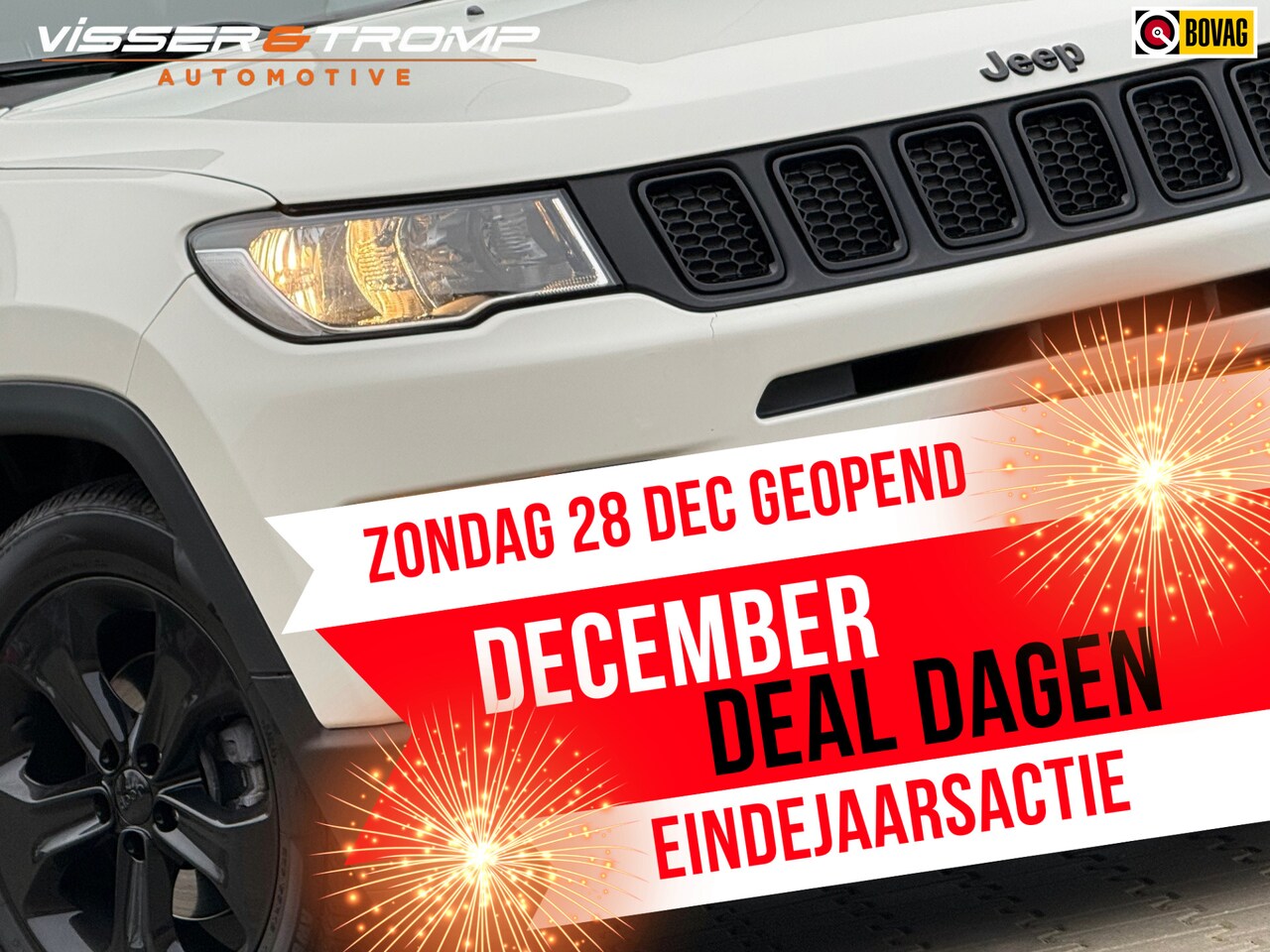 Jeep Compass - 1.4 MultiAir Night Eagle - White/Black - Nav/Dab/Carplay/Camera - AutoWereld.nl