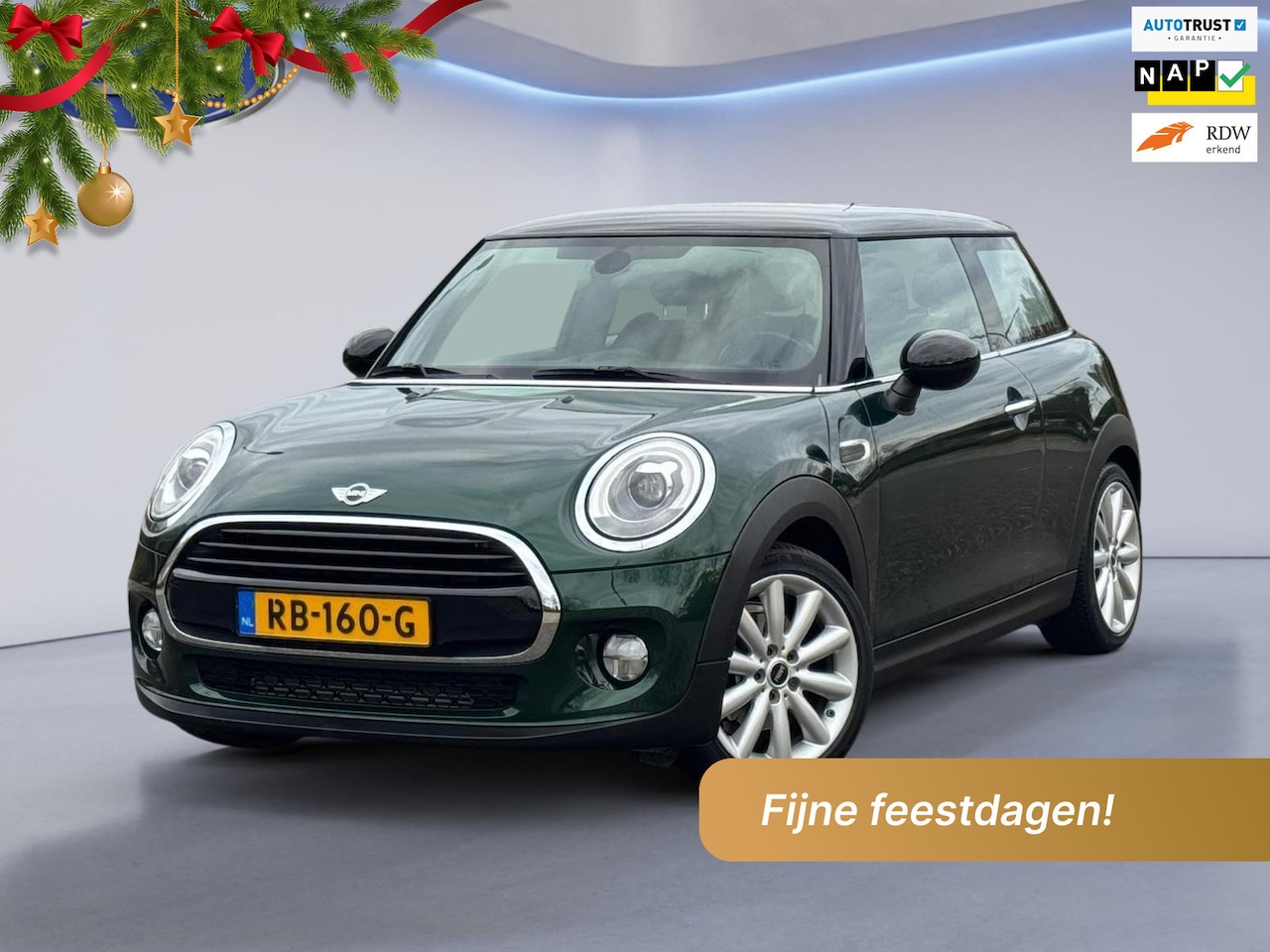 MINI Cooper - Mini 1.5 AUTOMAAT Chili Business, 25000 km, navigatie, 1/2 lederen sportinterieur, Origine - AutoWereld.nl