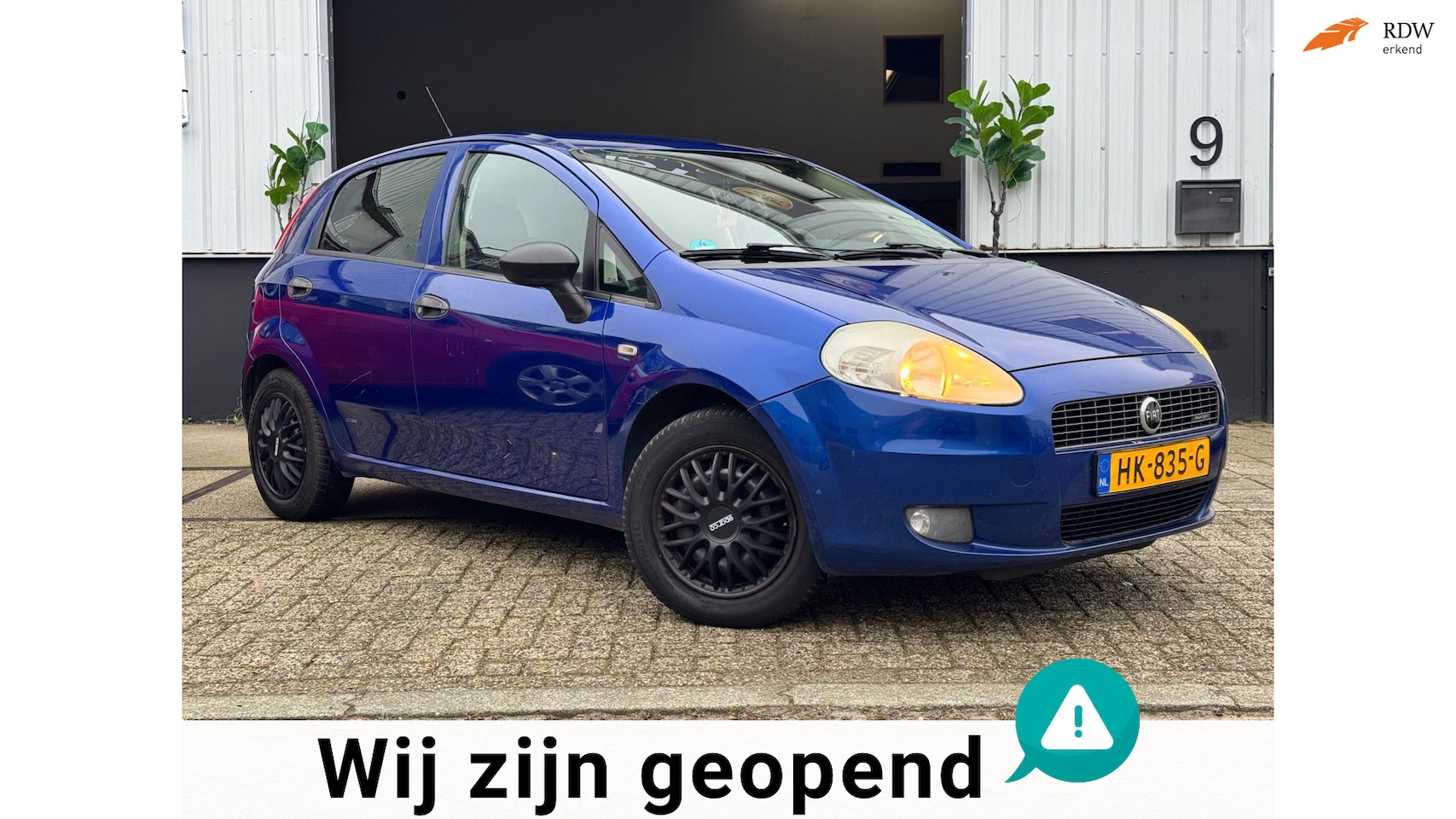 Fiat Grande Punto - 1.4 Active | AIRCO | ELEKTRISCHE RAMEN | - AutoWereld.nl