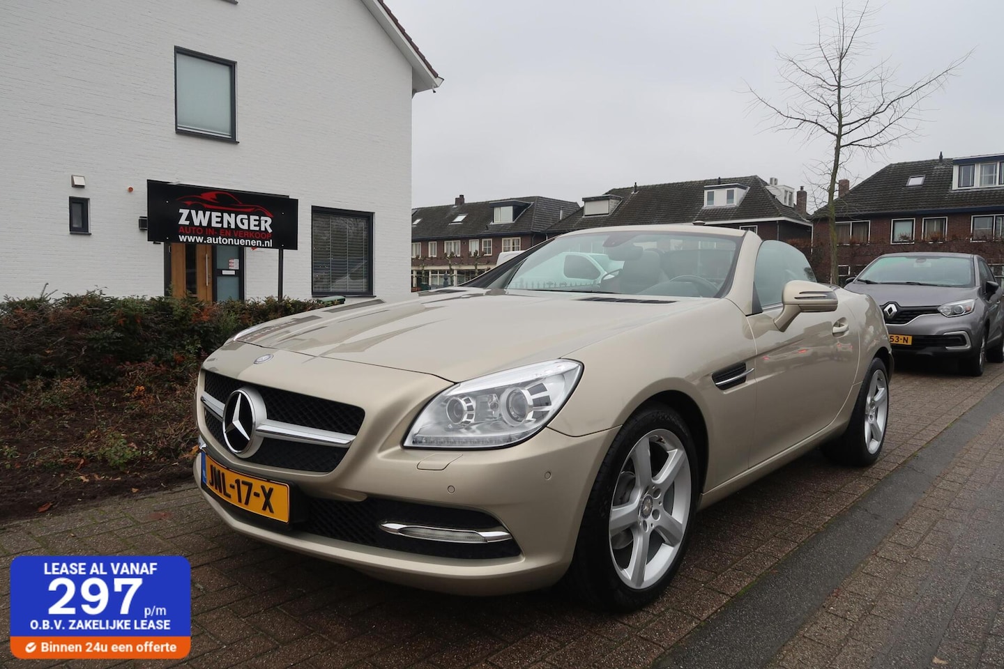 Mercedes-Benz SLK-klasse - 200 Aut CARPLAY|XENON-LED|NAVIGATIE|AIRSCARF|AIRCO|PDC|ZEER GOED ONDERHOUDEN - AutoWereld.nl
