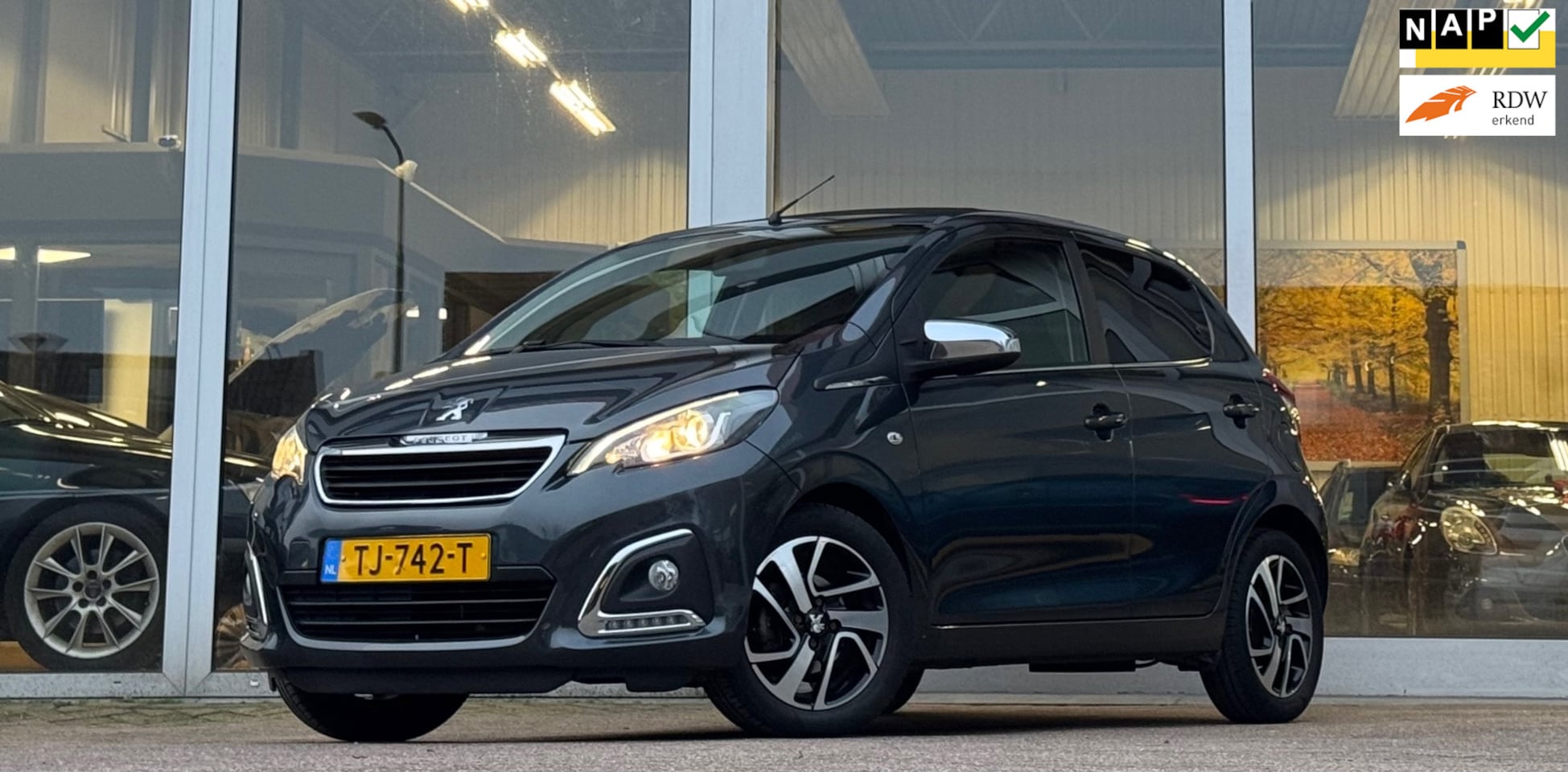 Peugeot 108 - 1.0 e-VTi Allure TOP! 2e Eigenaar! Achterruitrijcamera - AutoWereld.nl