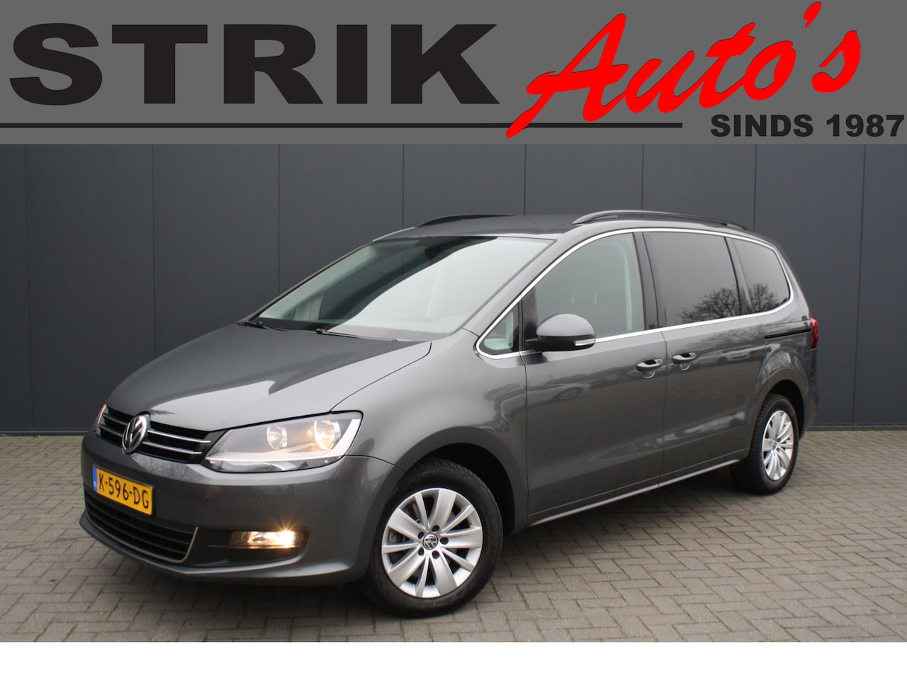 Volkswagen Sharan - 2.0 TDI 150PK EURO 6 NAVIGATIE - PDC - CLIMATE CONTROL - APK 2-27 - AutoWereld.nl