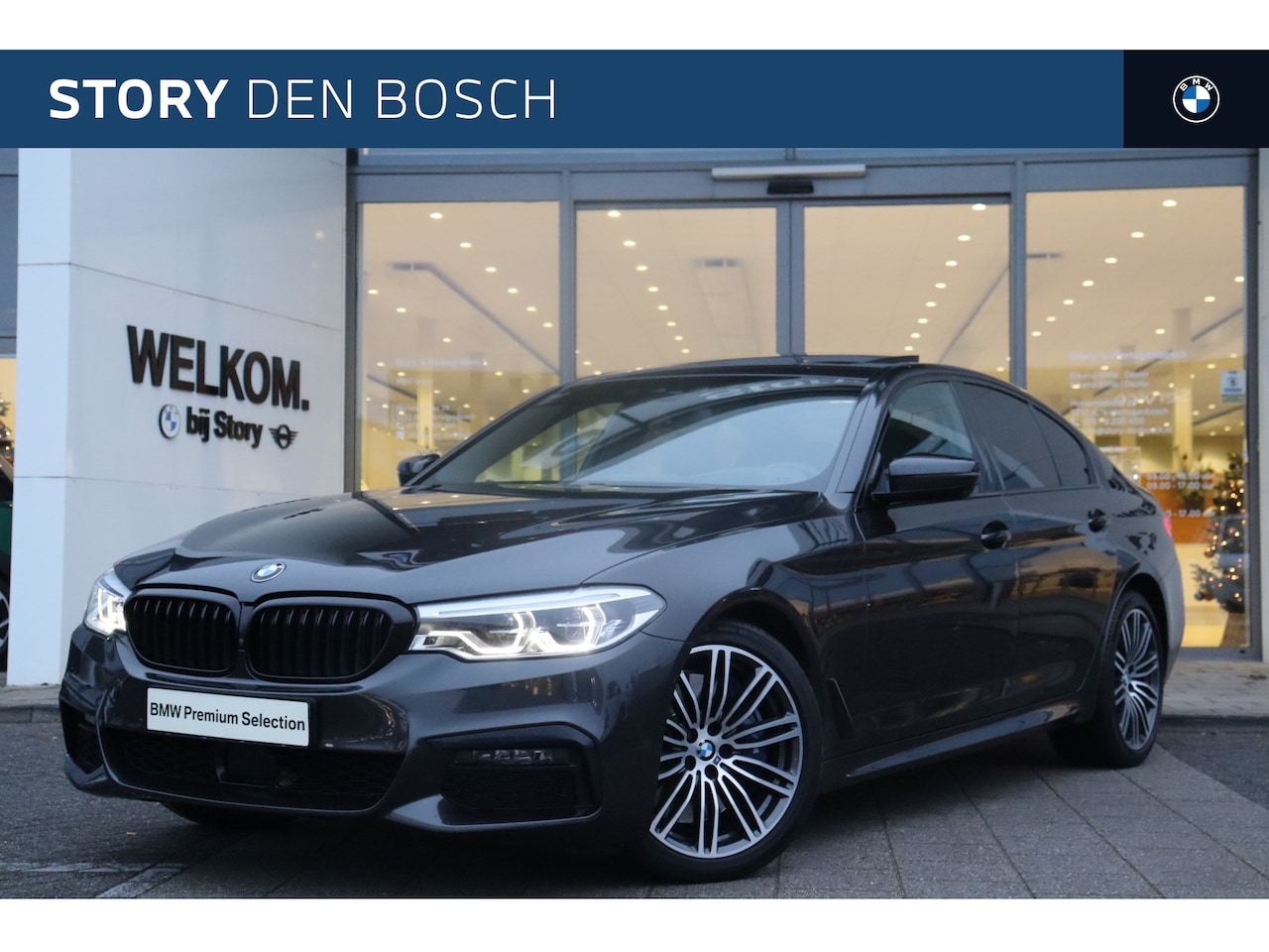 BMW 5-serie - 540i High Executive M Sport Automaat / Schuif-kanteldak / Parking Assistant Plus / Comfort - AutoWereld.nl