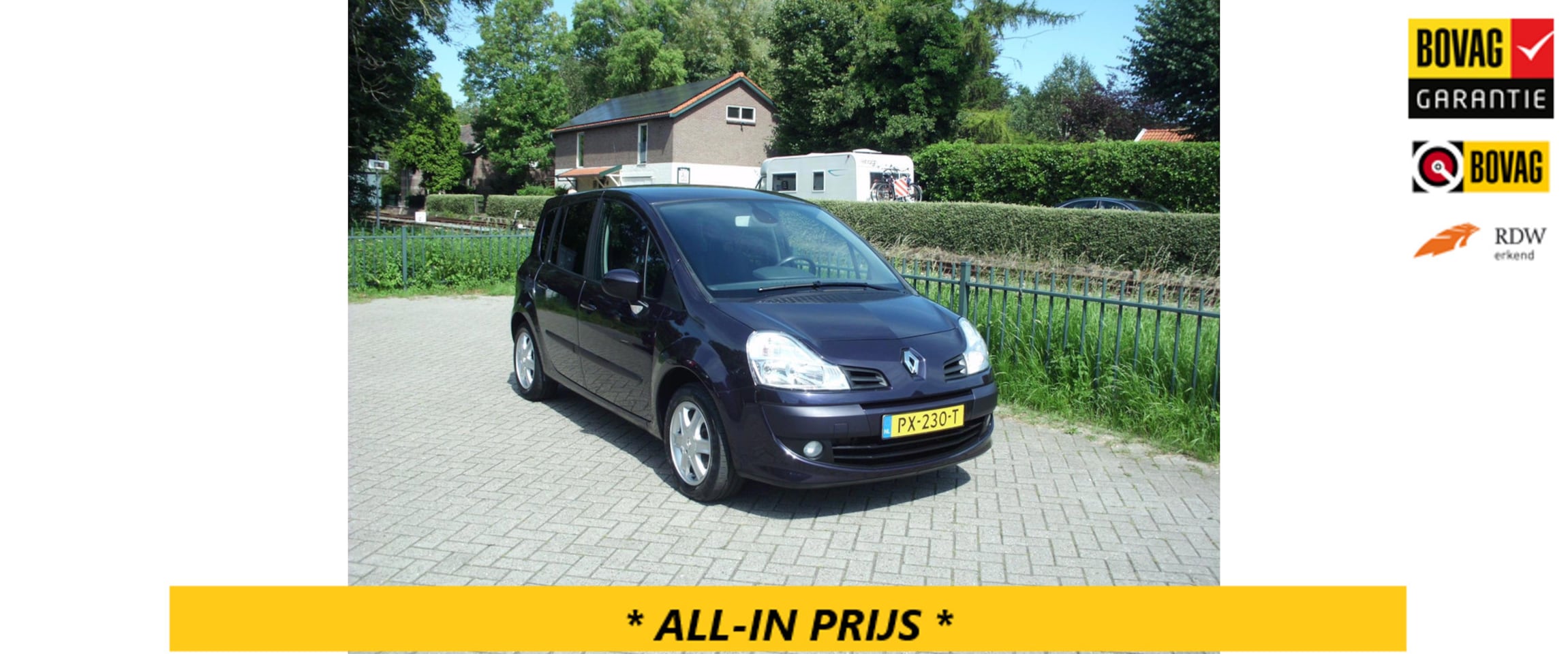 Renault Grand Modus - 1.6-16V Dynamique AUTOMAAT airco trekhaak lage km ALLINPRIJS - AutoWereld.nl