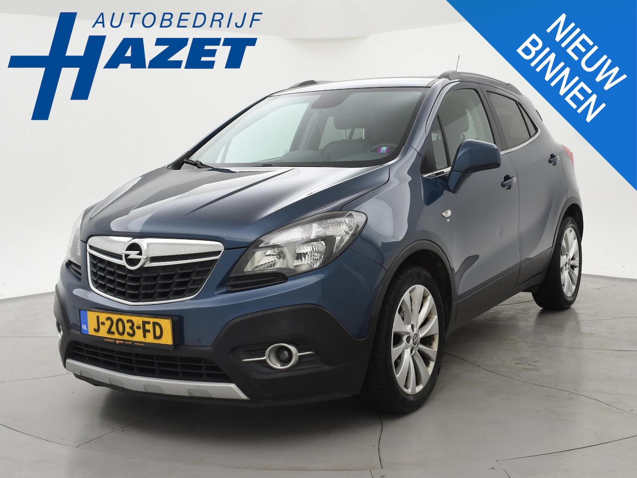 Opel Mokka - 1.4 T COSMO+ LEDER | SCHUIFDAK | TREKHAAK | STUURVERW. | STOELVERW. | CAMERA | NAVIGATIE - AutoWereld.nl