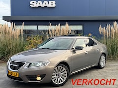 Saab 9-5 - 2.0 TiD Vector Automaat VOL Pano-dak/Aero interieur/HUD/TV schermen/H-Kardon