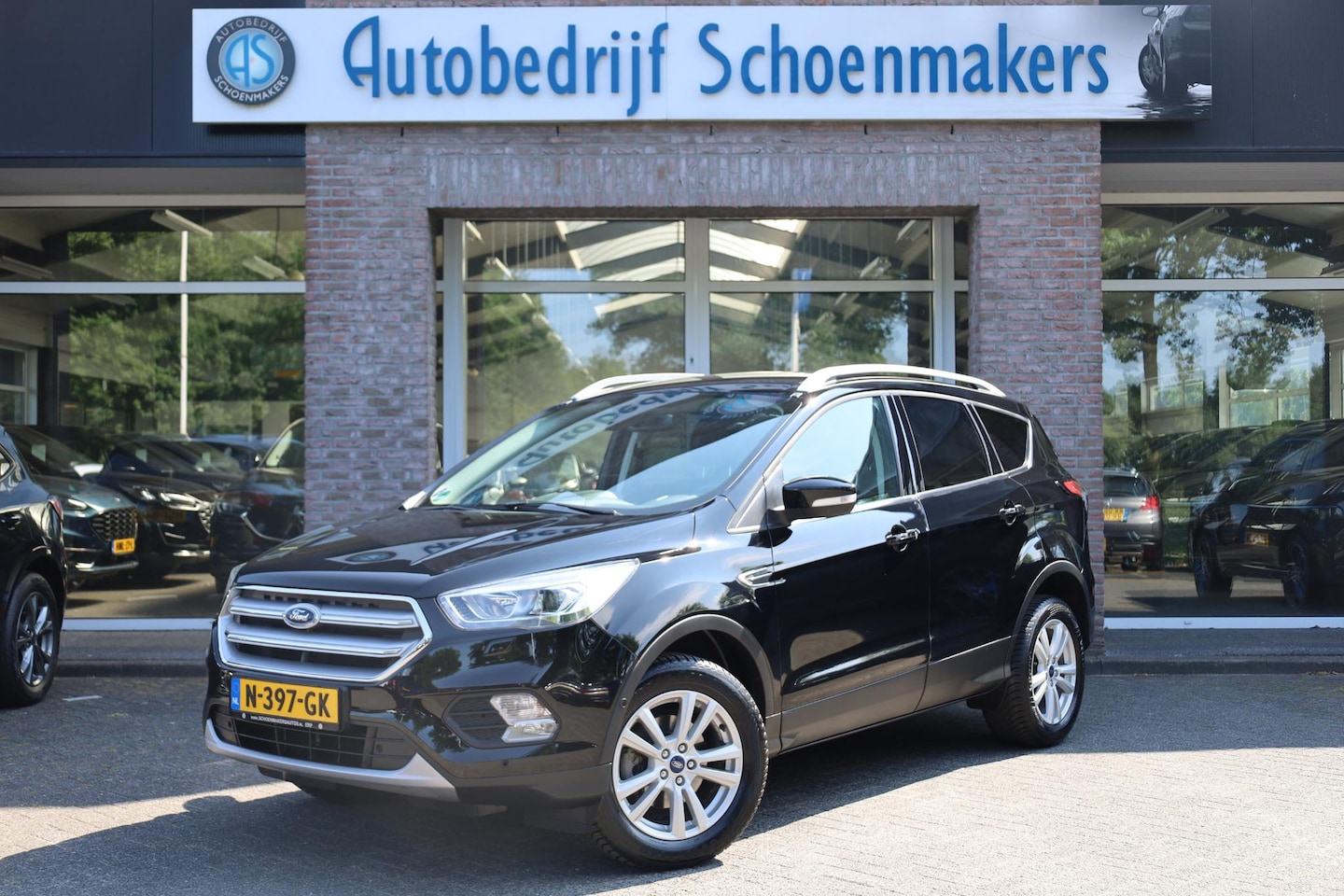 Ford Kuga - 1.5 EcoBoost Titanium TREKHAAK-ELEC HALF-LEER  STUUR/RUIT/STOEL/VERW. CARPLAY NAVI CLIMA C - AutoWereld.nl