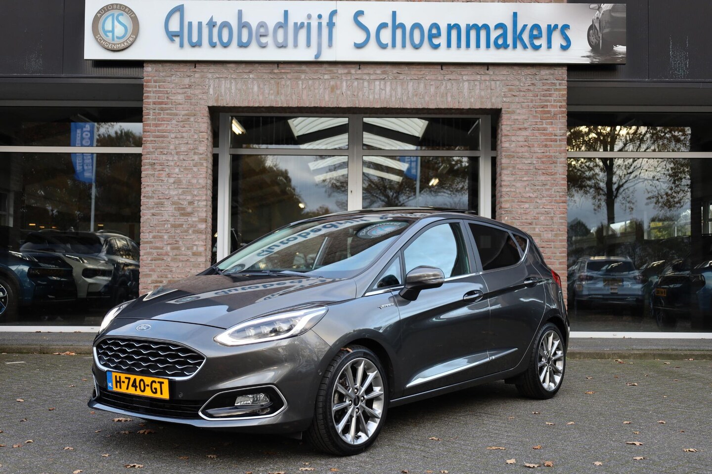 Ford Fiesta - 1.0 EcoBoost Vignale LEER PANO CARPLAY B&O STOEL/STUUR/RUITVERW. CAMERA ACC CLIMA NAVI DAB - AutoWereld.nl