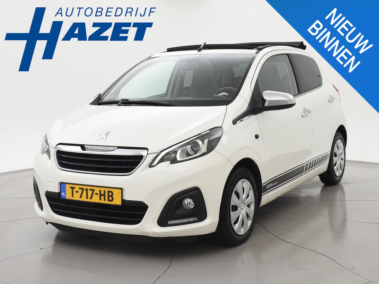 Peugeot 108 - 1.0 VTi AUT. ALLURE TOP! CABRIO + LEDER | CAMERA | APPLE CARPLAY | STOELVERW. | LED | CLIM - AutoWereld.nl