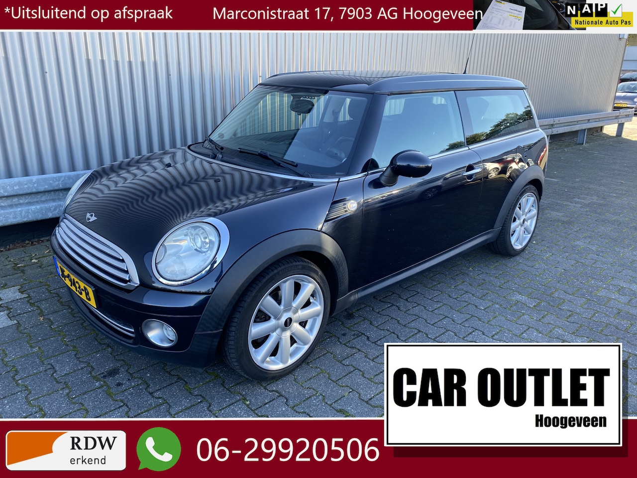 MINI Clubman - Mini 1.6 Cooper 116Dkm. Xenon, A/C, Stoelvw, CC, PDC, LM nw. APK – Inruil Mogelijk – - AutoWereld.nl