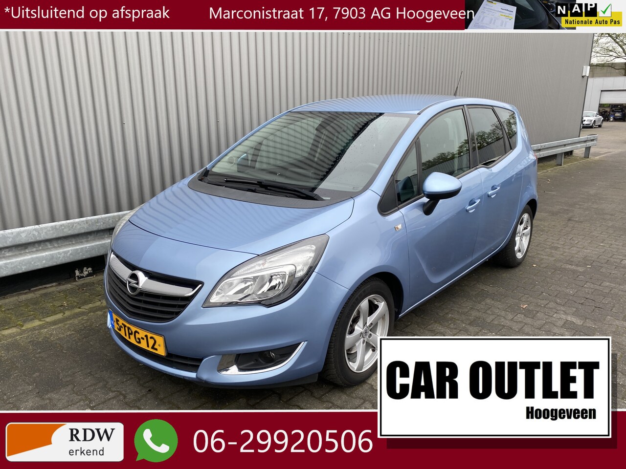 Opel Meriva - 1.4 Turbo Design Edition Navi, Clima, CC, PDC, LM, Trekh, nw. APK – Inruil Mogelijk – - AutoWereld.nl
