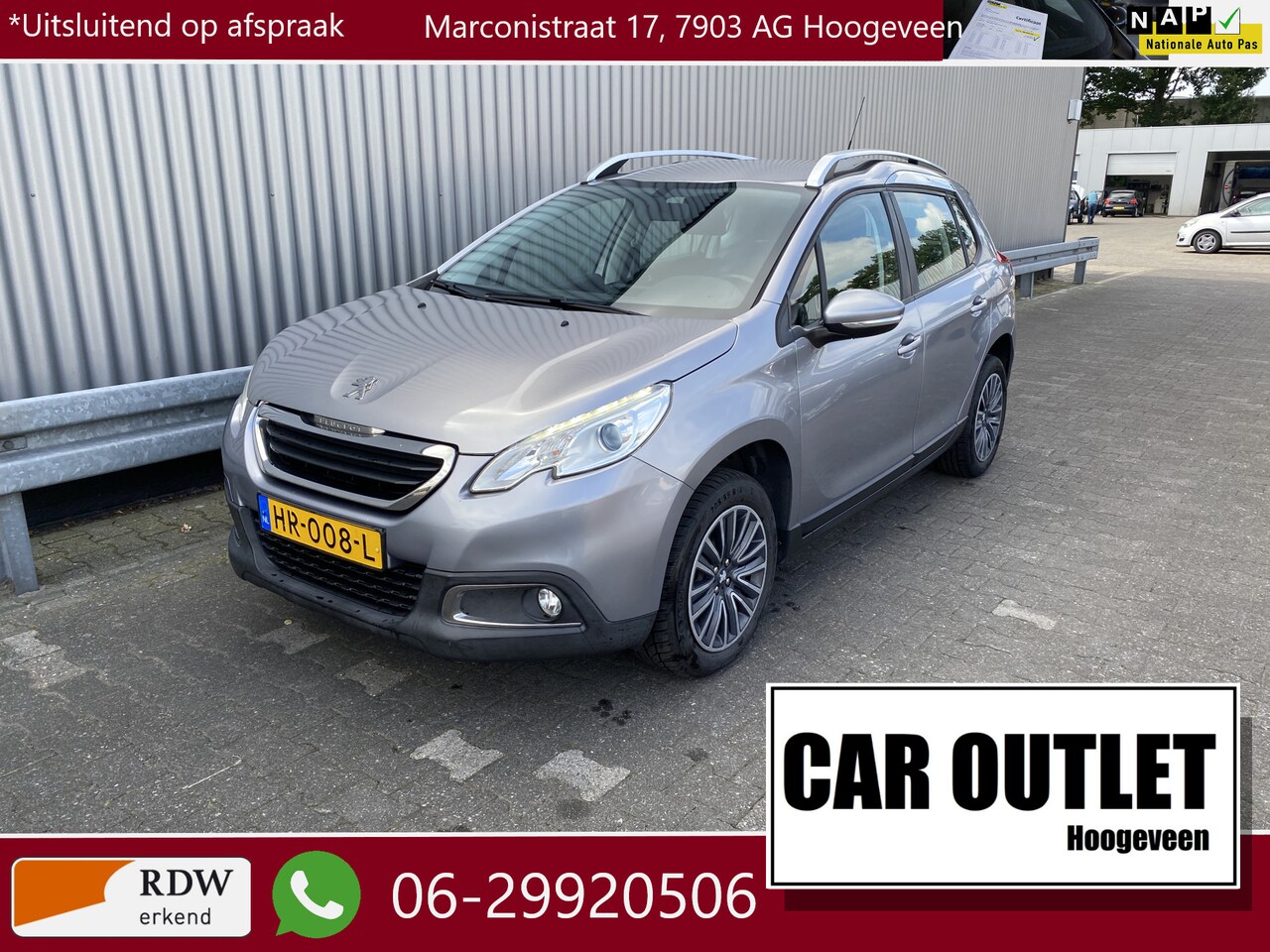 Peugeot 2008 - 1.2 PureTech Active AUTOMAAT, Clima, Navi, CC, Trekh, nw. APK – Inruil Mogelijk – - AutoWereld.nl