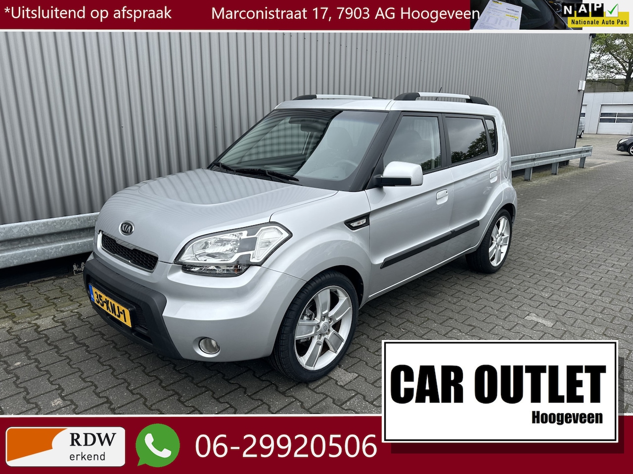 Kia Soul - 1.6 X-ecutive 128Dkm.NAP, Airconditioning, LM, Trekh, z.g.a.n. APK – Inruil Mogelijk – - AutoWereld.nl