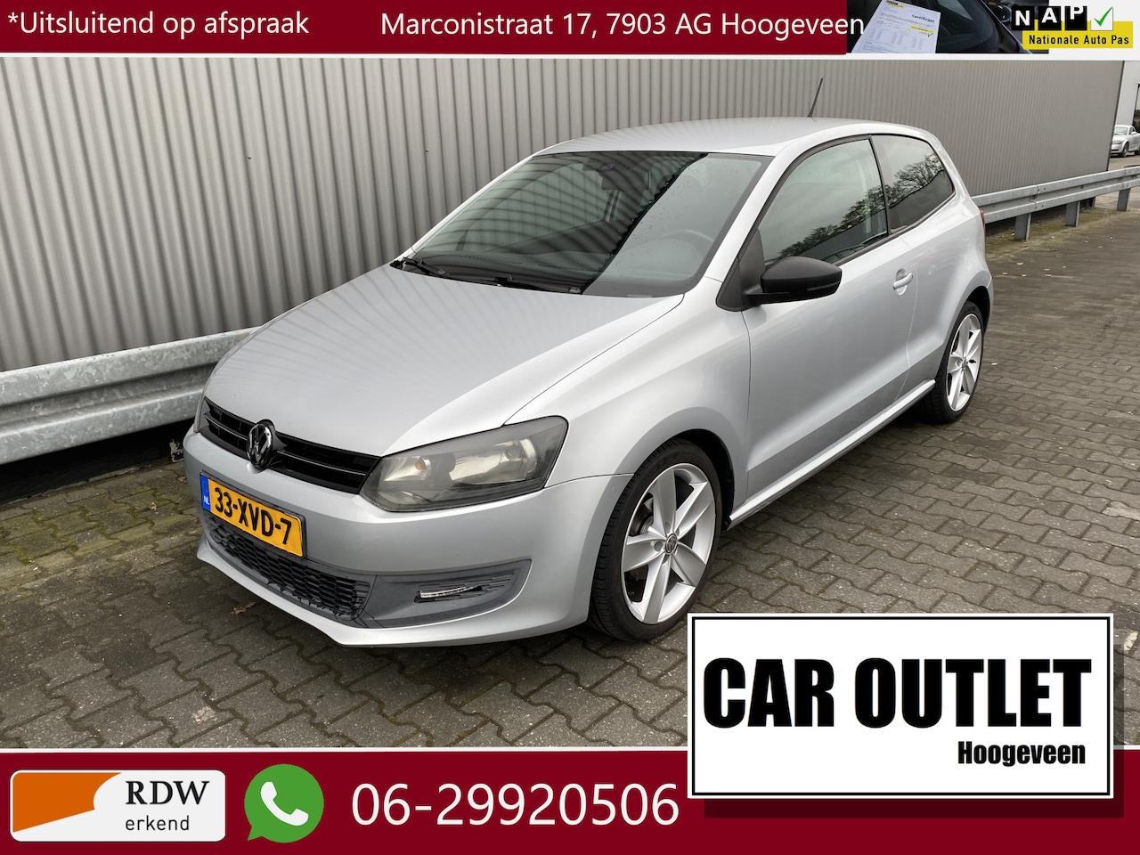 Volkswagen Polo - 1.2 Easyline A/C, CC, LM, nw. APK – Inruil Mogelijk – - AutoWereld.nl
