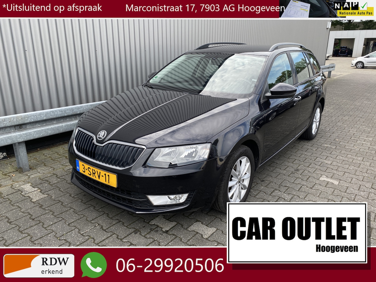 Skoda Octavia Combi - 1.2 TSI Greentech Ambition Businessline Leer, Clima, Navi, CC, PDC, LM, nw. APK – Inruil M - AutoWereld.nl