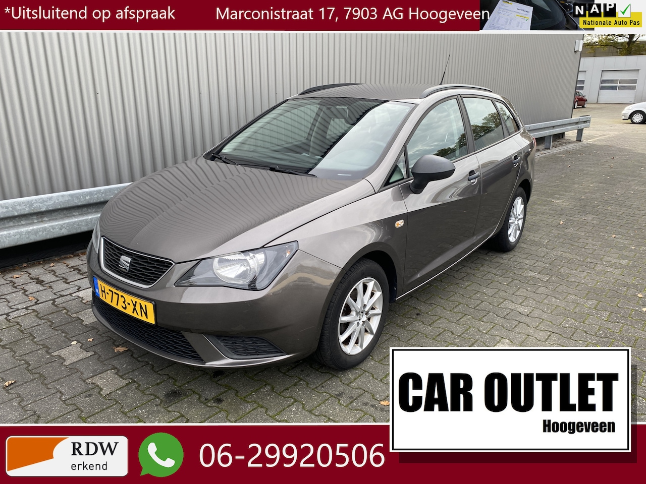 SEAT Ibiza ST - 1.2 Style 140Dkm, Airconditioning, LM, Isofix – Inruil Mogelijk – - AutoWereld.nl