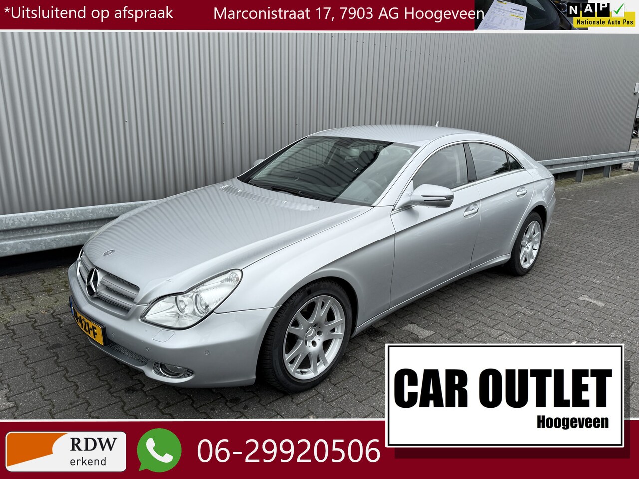 Mercedes-Benz CLS-klasse - 350 CGI Prestige Plus AUTOMAAT, Leer, Clima, Navi, CC, PDC, LM, nw. APK – Inruil Mogelijk - AutoWereld.nl