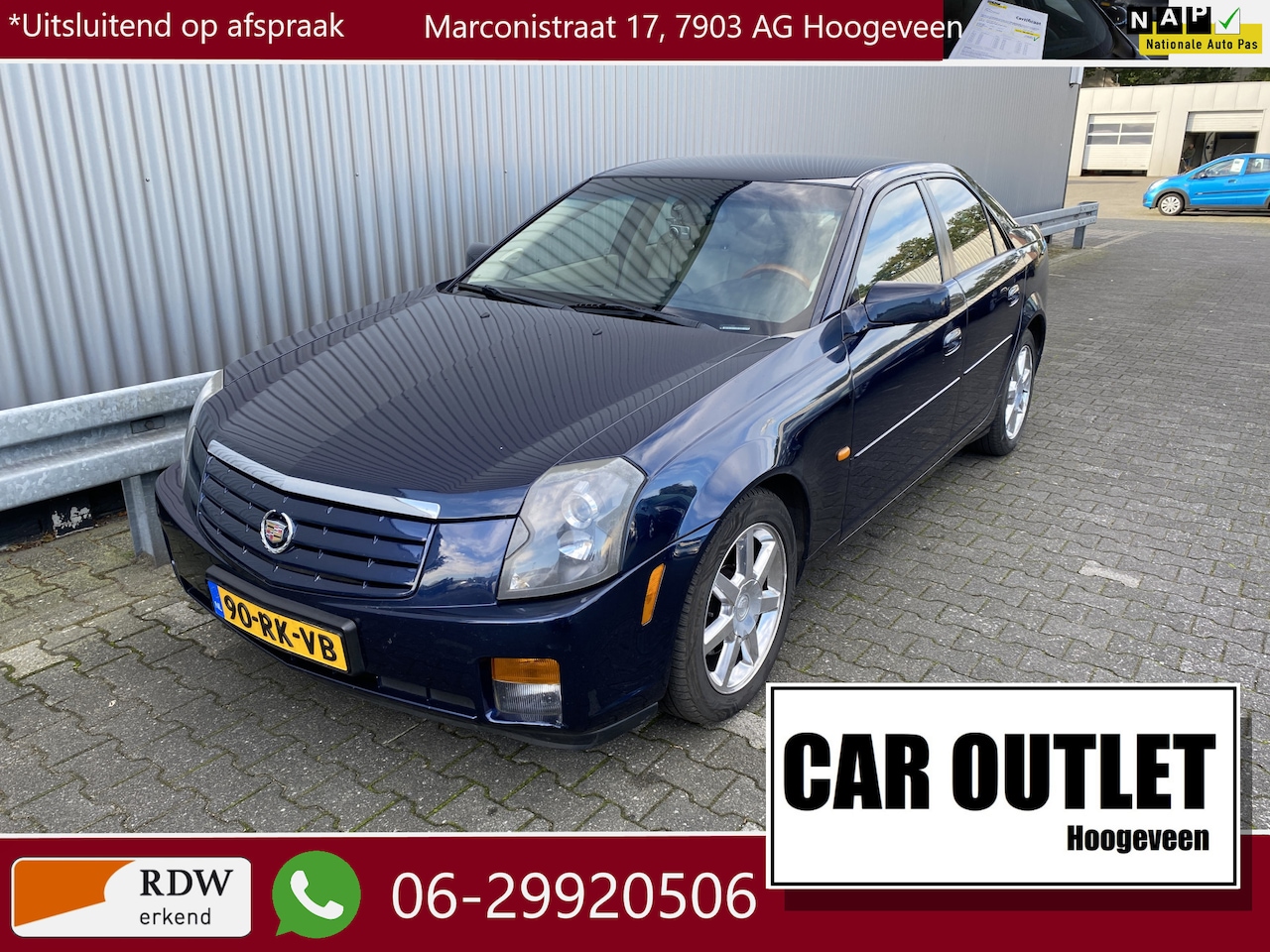 Cadillac CTS - 3.6 V6 Sport Luxury 170Dkm.NAP, 2e Eignr, Leer, Clima, Stoelvw, Dashcam, PDC, LM, – Inruil - AutoWereld.nl