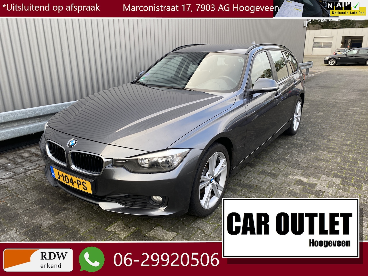 BMW 3-serie Touring - 316i Executive AUTOMAAT, Clima, Stoelvw, CC, Navi, PDC, LM, – Inruil Mogelijk – - AutoWereld.nl