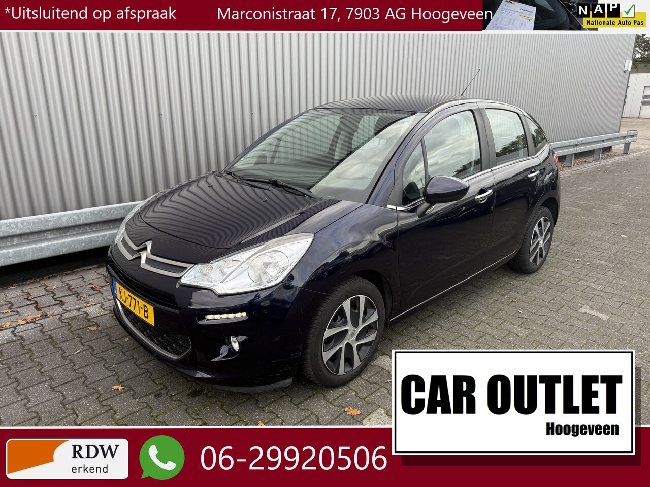 Citroën C3 - 1.2 PureTech Selection Clima, Navi, CC, PDC, nw. APK – Inruil Mogelijk – - AutoWereld.nl