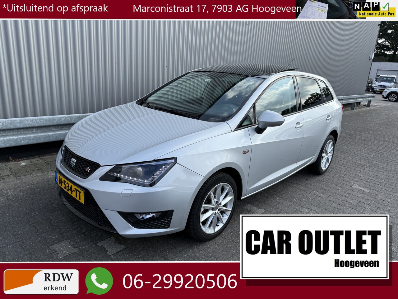 SEAT Ibiza ST - 1.4 TSI FR Leer Pano Navi AUTOMAAT Nw APK --Inruil Mogelijk-- - AutoWereld.nl