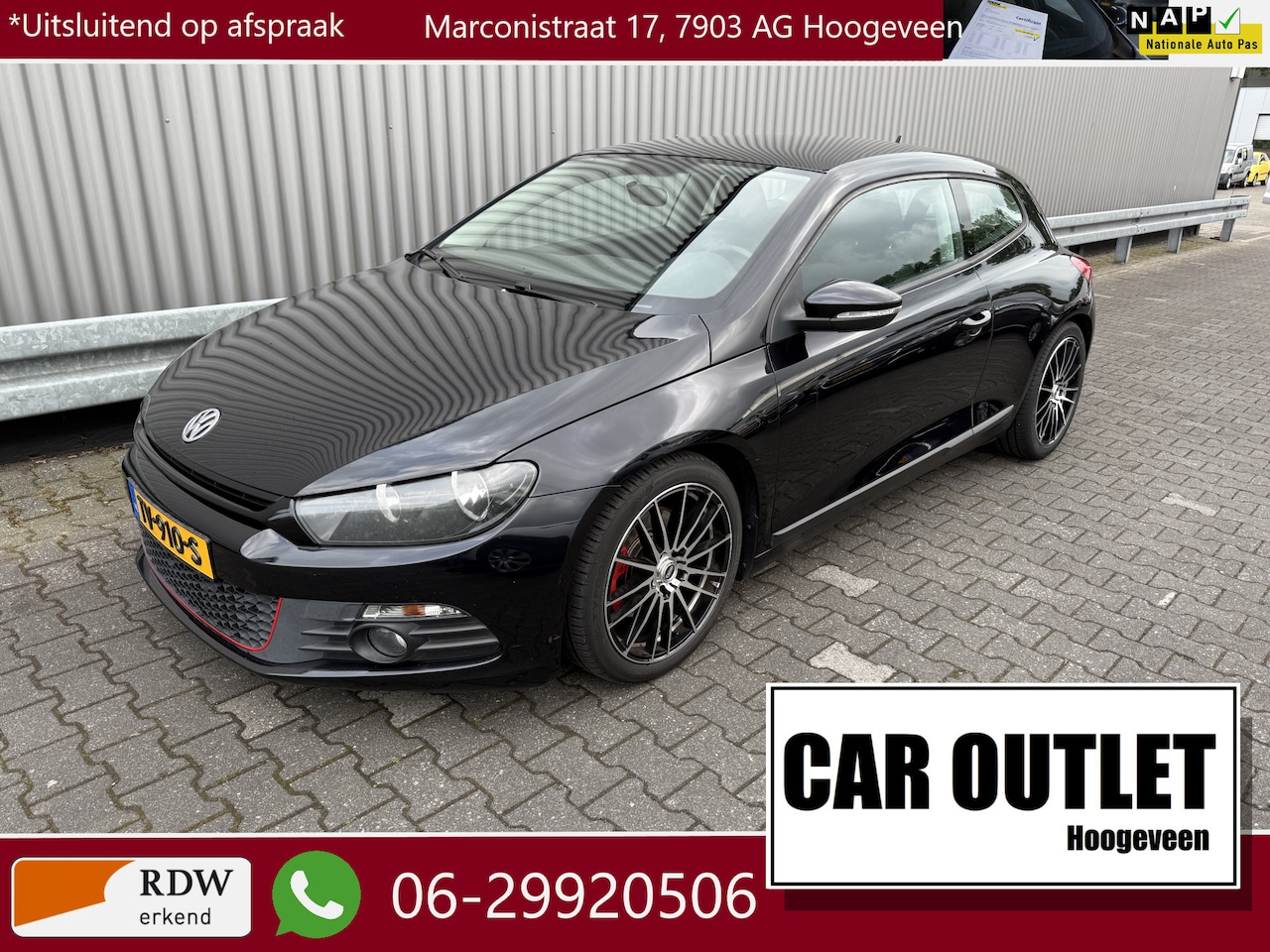 Volkswagen Scirocco - 1.4 TSI Highline Plus A/C, Navi, PDC, LM, nw. APK – Inruil Mogelijk – - AutoWereld.nl