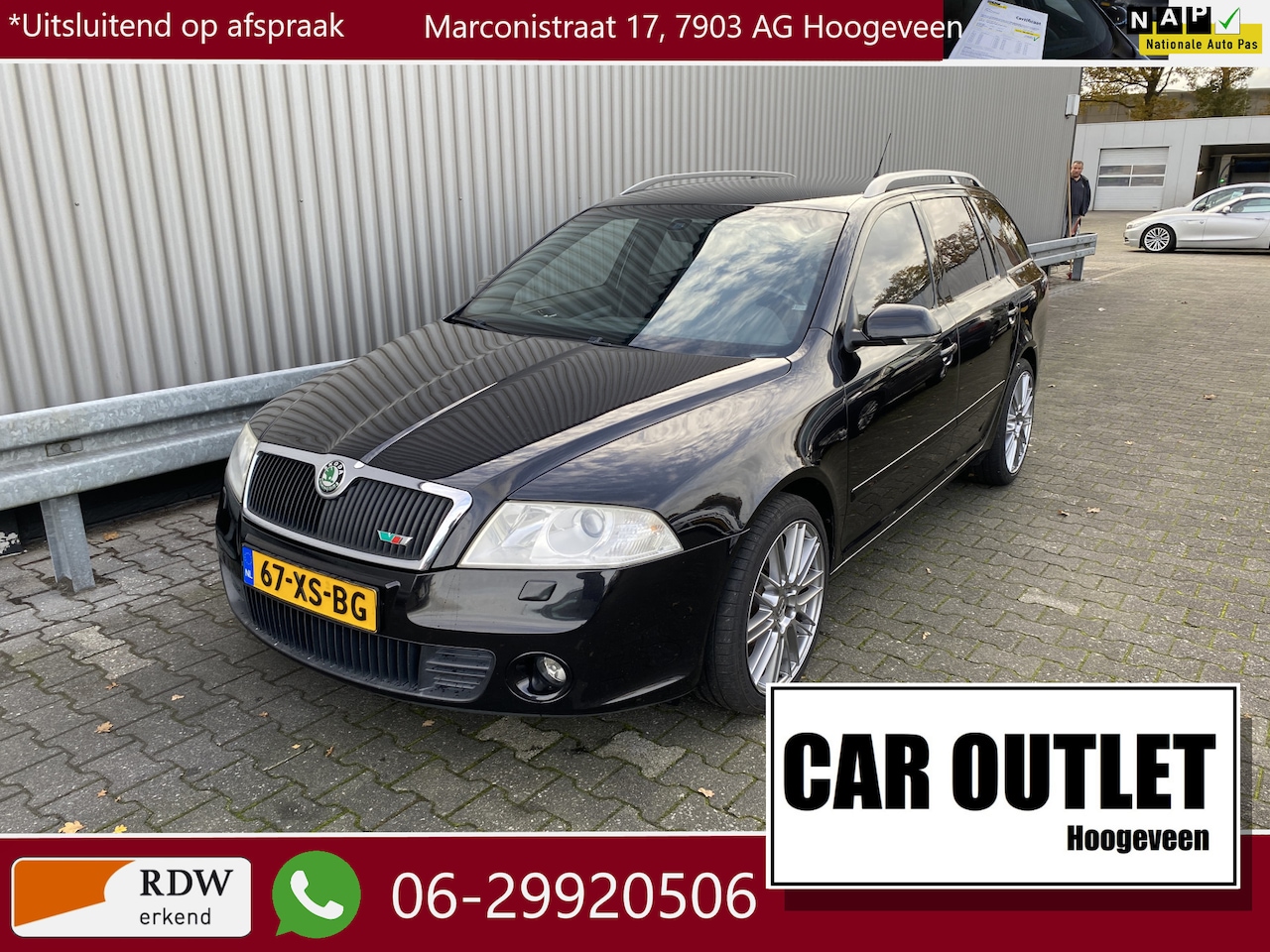 Skoda Octavia Combi - 2.0 TFSI RS Half Leer, Clima, Stoelvw, CC, PDC, LM, nw. APK – Inruil Mogelijk – - AutoWereld.nl