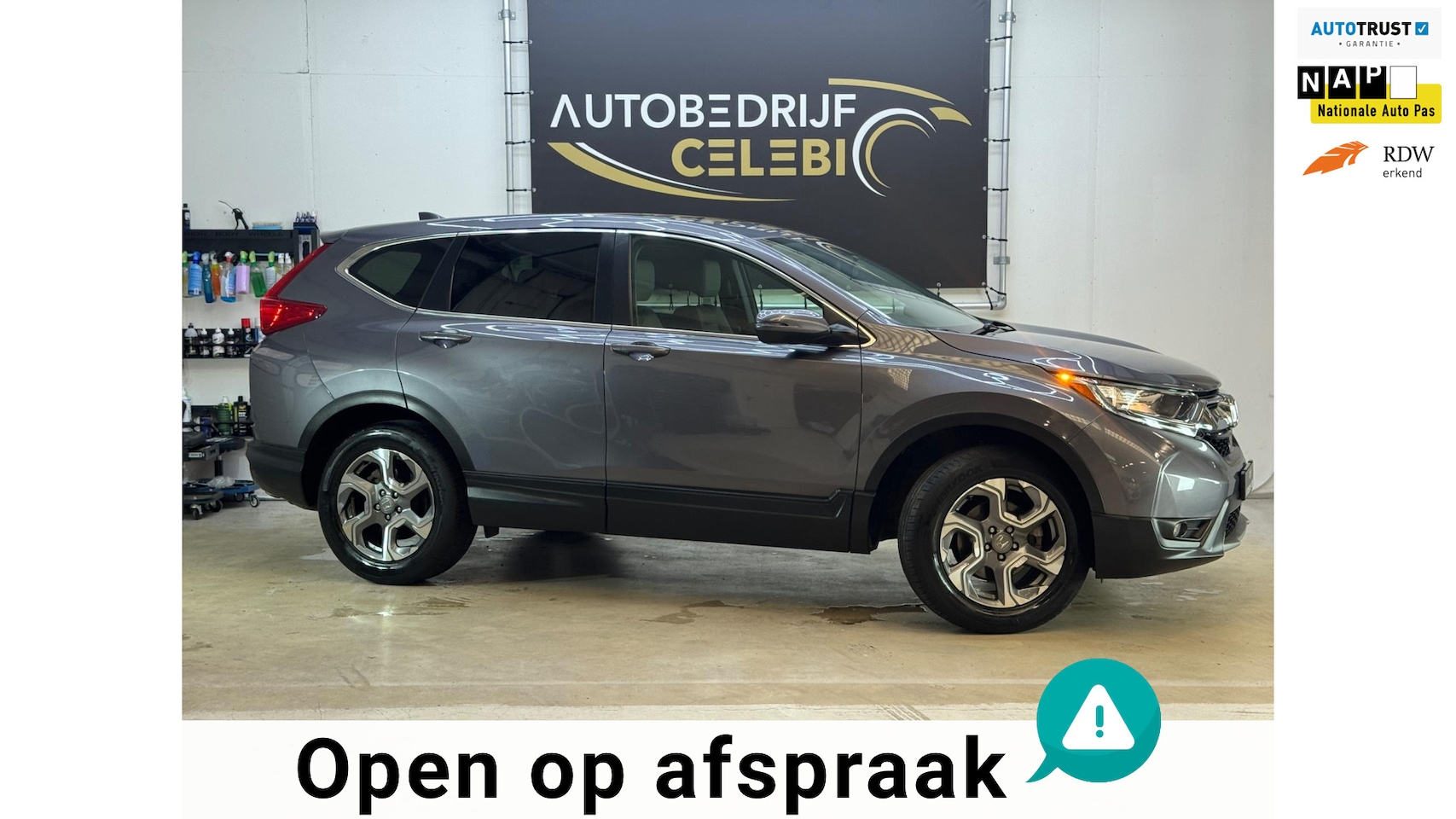 Honda CR-V - HONDA CVT 2020 GRIJS FULL OPTIES - AutoWereld.nl