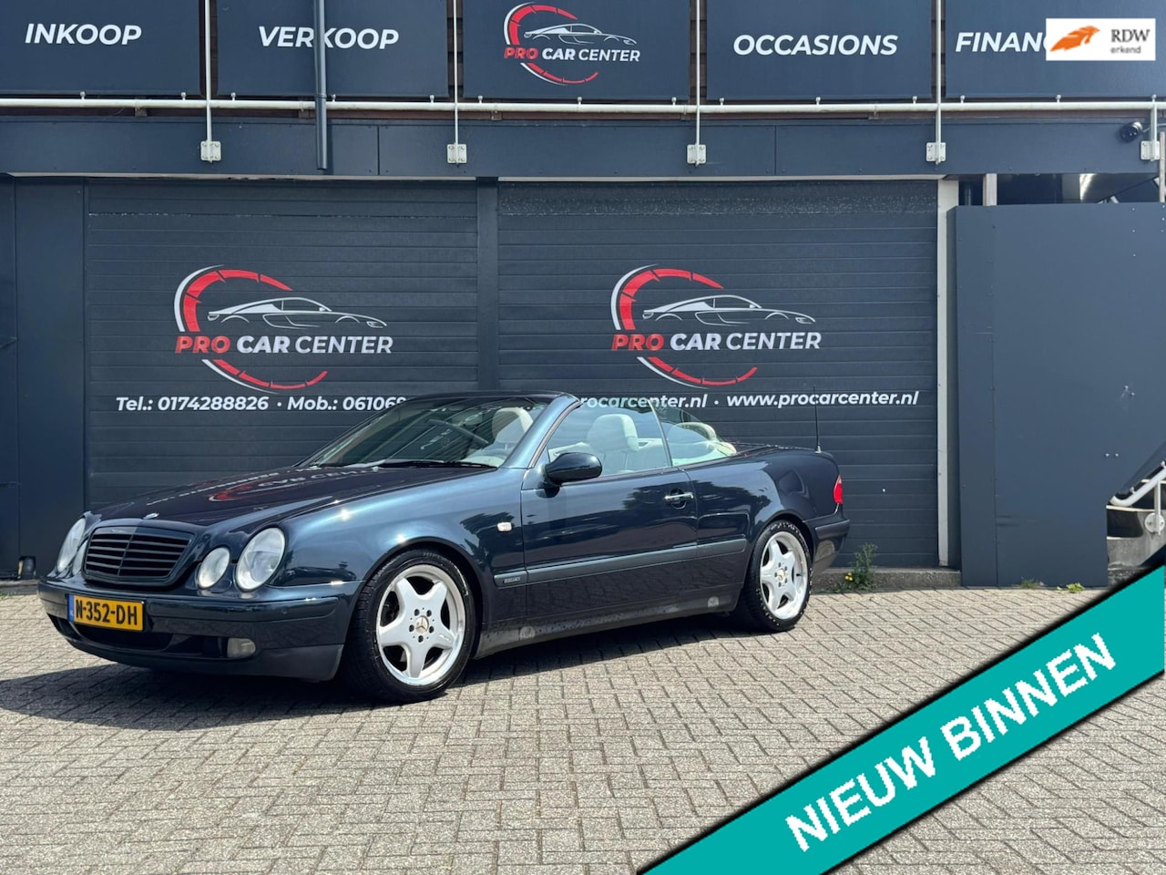 Mercedes-Benz CLK-klasse Cabrio - 320 Elegance AUT|CLIMATE|CRUISE|STOEL.VER|MEMORY|V-A PDC|CARPLAY|LMV|APK - AutoWereld.nl