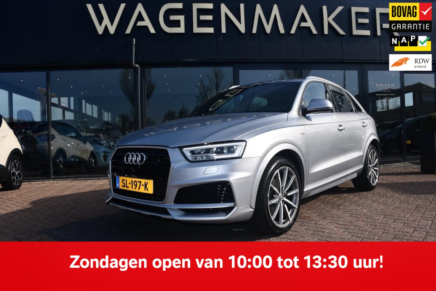 Audi Q3 - 1.4 TFSI CoD Sport Advance Sport AUT|Cruis|NAVI|PANO - AutoWereld.nl