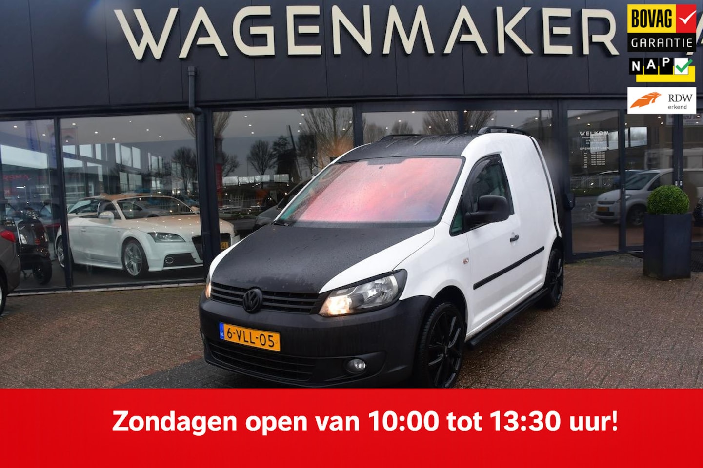 Volkswagen Caddy - 1.6 TDI Airco|Cruise|NAVI|Carplay|Trekhaak - AutoWereld.nl