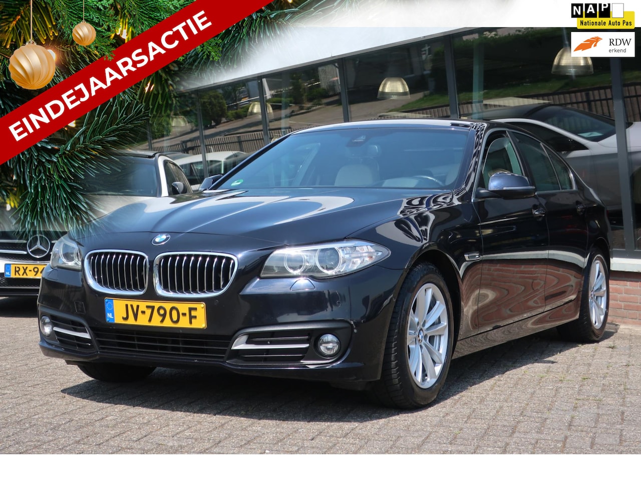BMW 5-serie - 520d Corporate Lease High Executive 1e EIG_KEYLESS_PRO-NAVI_360 CAM_NAP. - AutoWereld.nl