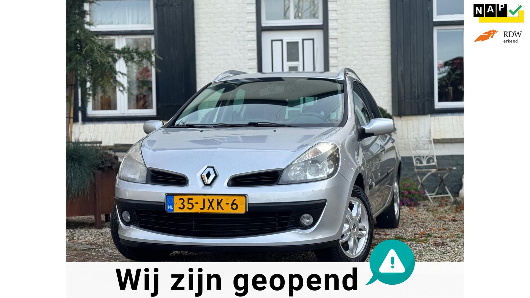 Renault Clio Estate - 1.2 TCE Dynamique|Nieuwe distributieriem+koppeling|Airco| - AutoWereld.nl