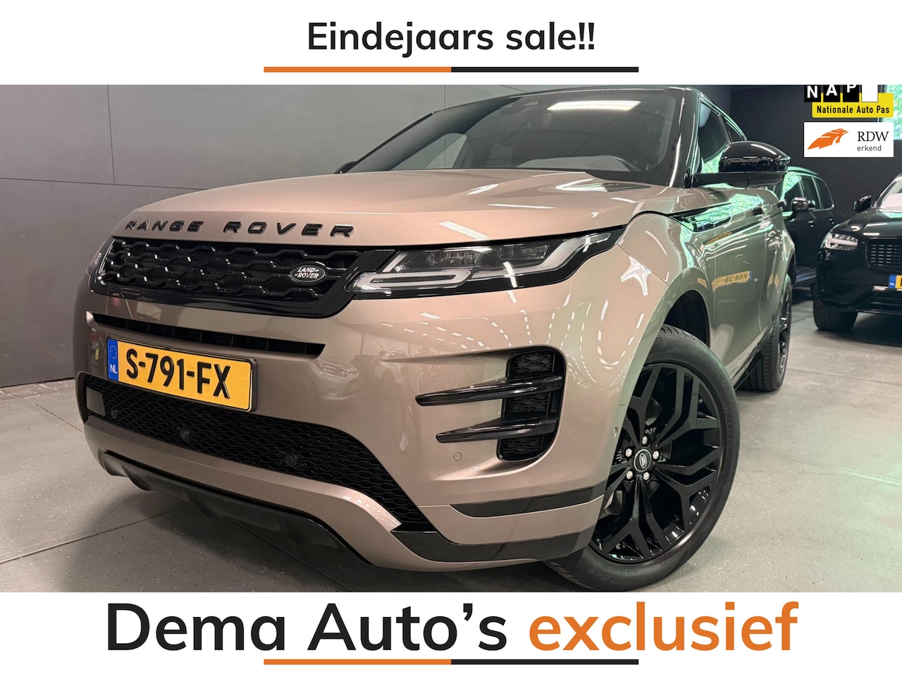 Land Rover Range Rover Evoque - 2.0 P200 AWD R-Dynamic HSE PANO/LEDER/NAVI/DAB/CARPLAY/MERIDIAN-SOUND/// - AutoWereld.nl