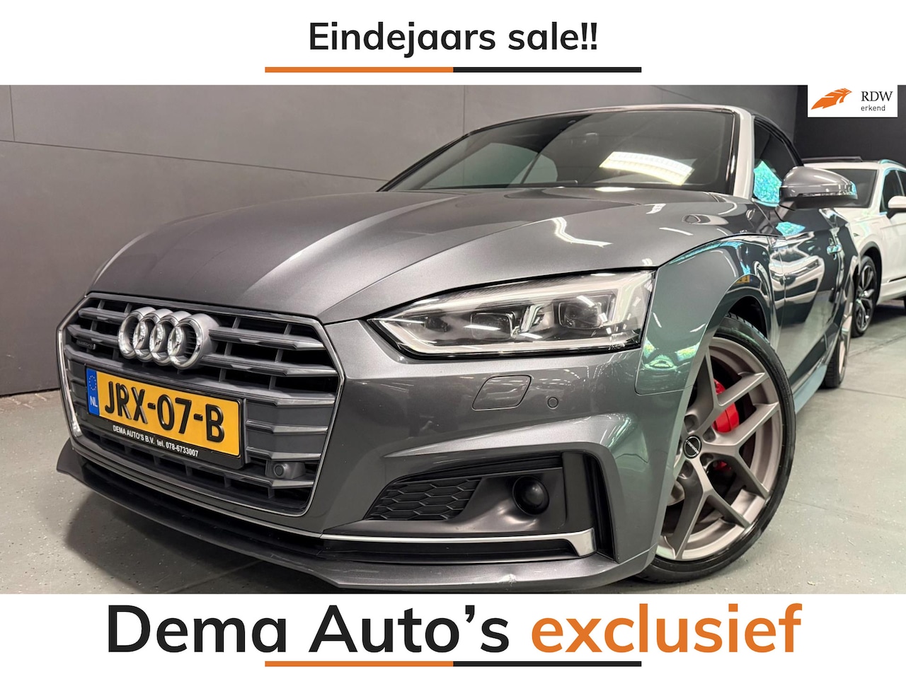 Audi A5 Cabriolet - 45 TFSI quattro Sport 3XS-LINE V-COCKPIT/DAB/CARPLAY/NAVI/CAM/LED/// - AutoWereld.nl