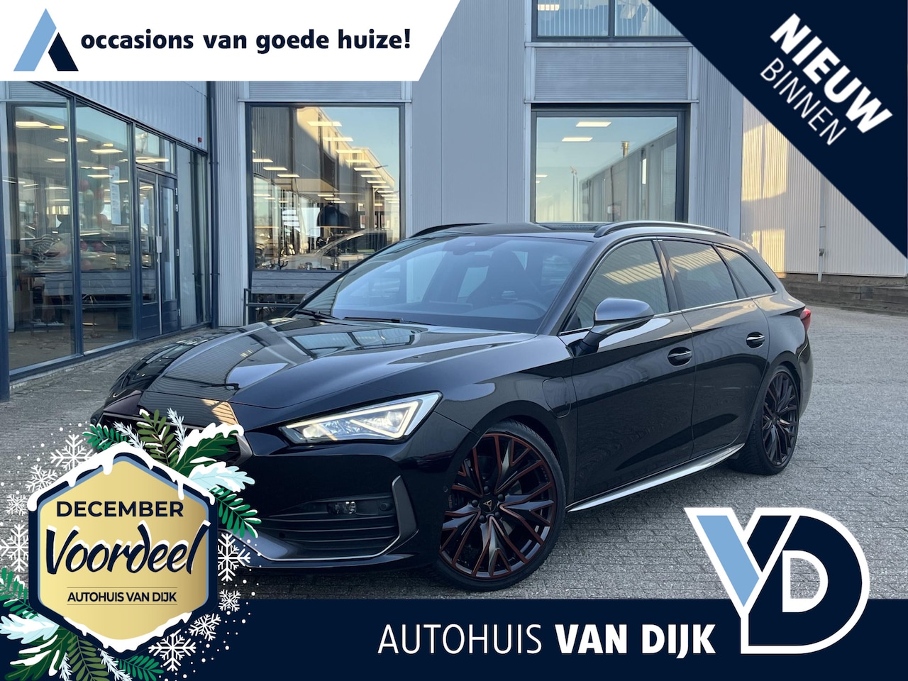 CUPRA Leon Sportstourer - 1.4 e-Hybrid VZ Copper Edition | Navi/Adapt.Cruise/Camera/19"/Pano.Dak/Sfeerverlichting/Ap - AutoWereld.nl