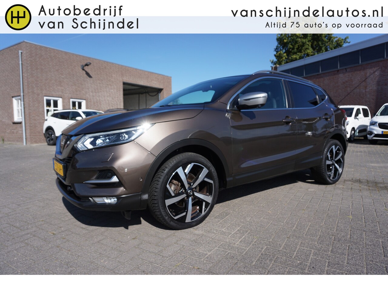 Nissan Qashqai - 1.2 TEKNA + AUTOMAAT TREKHAAK BOSE 360CAMERA LUXE LEDER PANORAMADAK KEYLESS STOELVERWARMIN - AutoWereld.nl