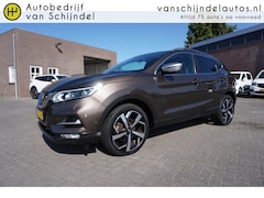 Nissan Qashqai - 1.2 TEKNA + AUTOMAAT TREKHAAK BOSE 360CAMERA LUXE LEDER PANORAMADAK KEYLESS STOELVERWARMIN