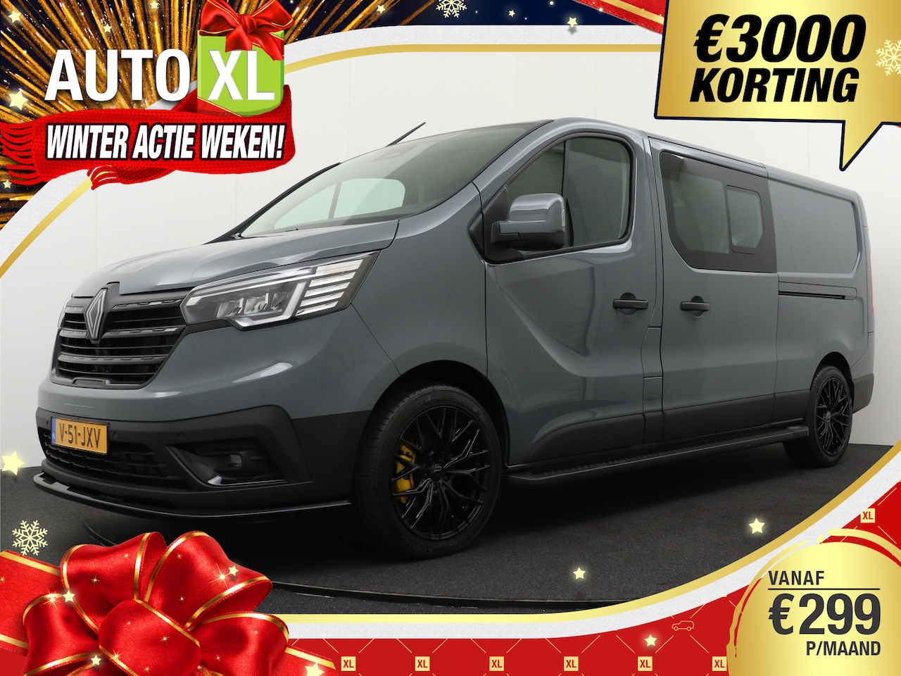 Renault Trafic - 2.0 170 PK Aut. L2H1 DC RS-Line Camera Dodehoek Climate Stoelverw  K - AutoWereld.nl