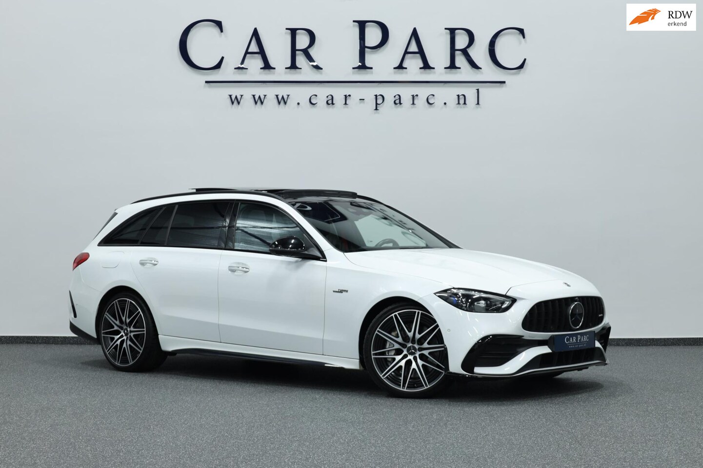 Mercedes-Benz C-klasse - AMG 43 4MATIC 408+PK BTW/VIRTUAL/SFEER/PANO/LEER+S.VERWARMING+MEMORY/20"/360/LINE/ACC/ECC/ - AutoWereld.nl