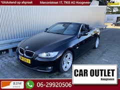 BMW 3-serie Cabrio - 320i High Executive AUTOMAAT, Leer, Navi, Clima, CC, PDC v/a, LM, – Inruil Mogelijk –