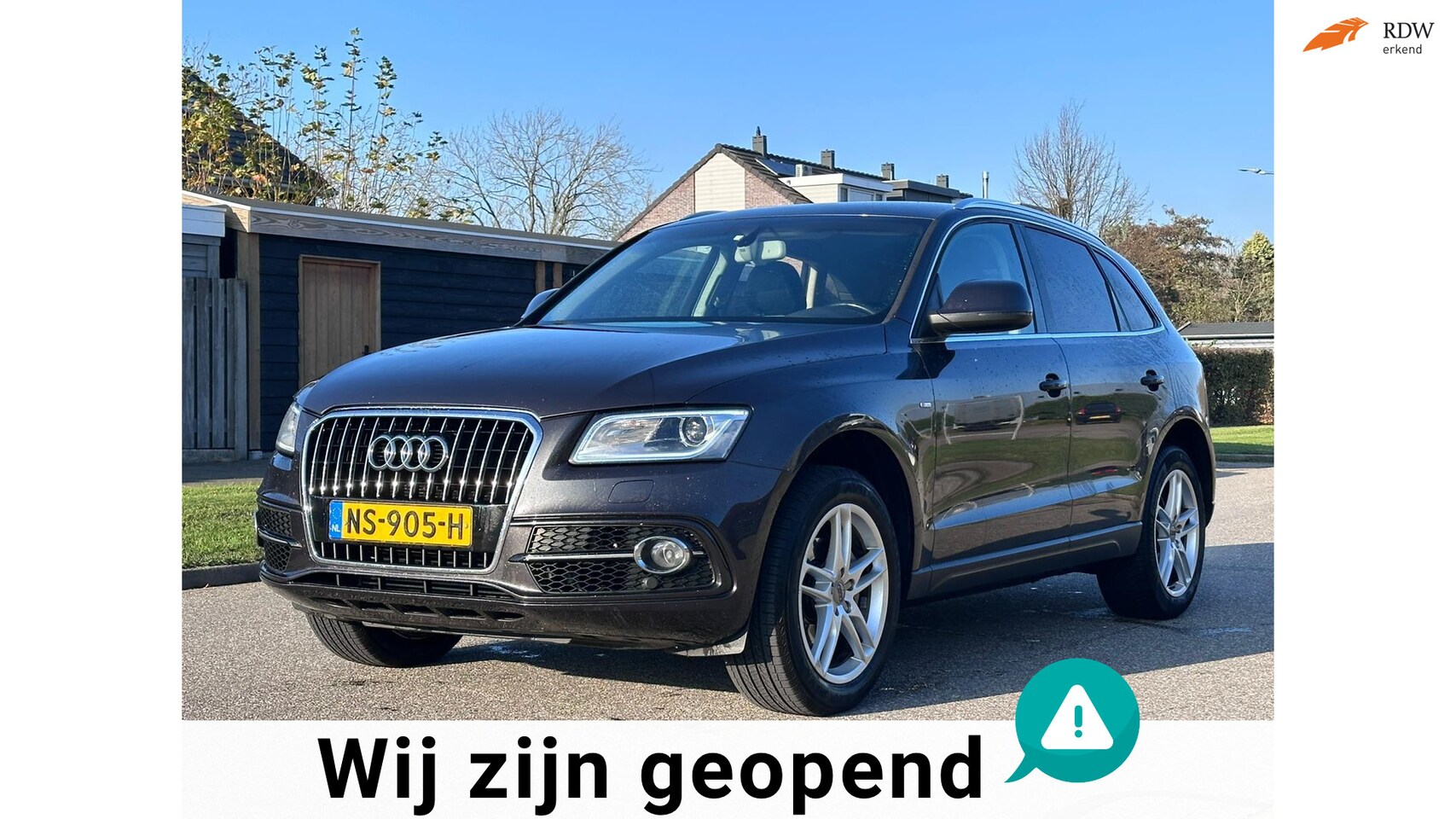 Audi Q5 - 2.0 TFSI quattro Pro Line S Automaat*Navigatie*Cruise*Clima*Dealer onderhouden*Trekhaak*LM - AutoWereld.nl