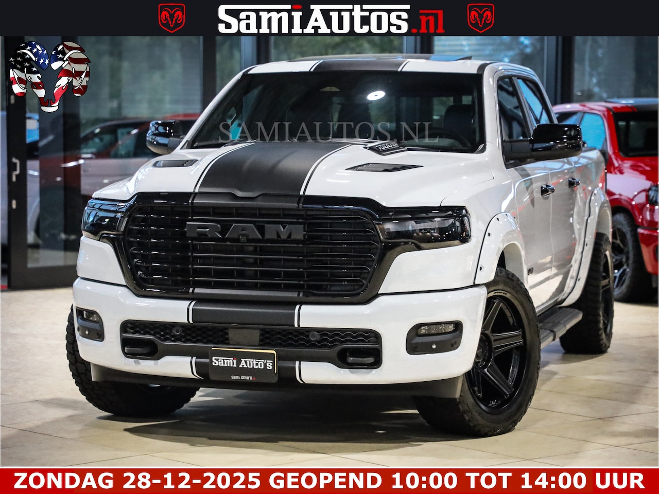 Dodge Ram 1500 - GEEN MEERPRIJS | ALL IN | HELLCAT WHEELS | WIDE BODY | Laramie Night | 420Pk 636 Nn | Extr - AutoWereld.nl