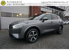 Nissan Qashqai - 1.3 MHEV 158PK XTRONIC TEKNA LUXE KEURIGE NETTE STAAT 360CAMERA PANORAMADAK ZWARTE HEMEL A
