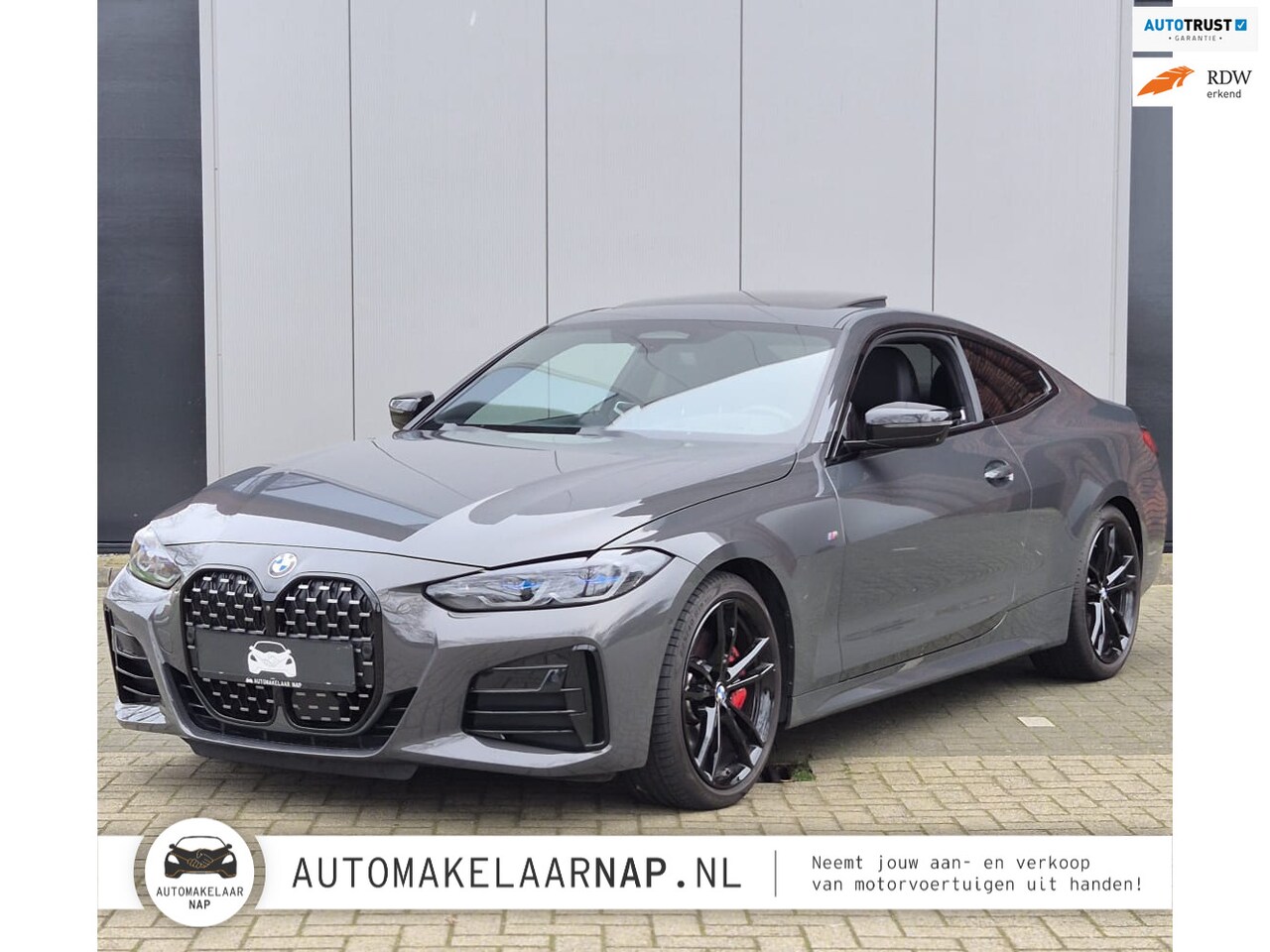 BMW 4-serie Coupé - M440i xDrive High Executive / 374 PK / Panorama / Trekhaak / H&K / Laser / - AutoWereld.nl